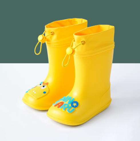 Children TPR rain shoes waterproof soft rain boots gumboots