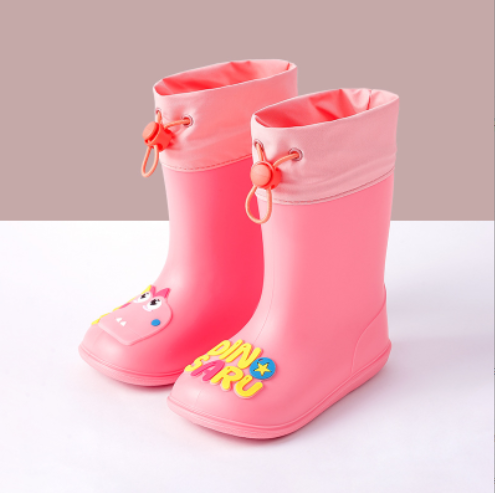 Children TPR rain shoes waterproof soft rain boots gumboots