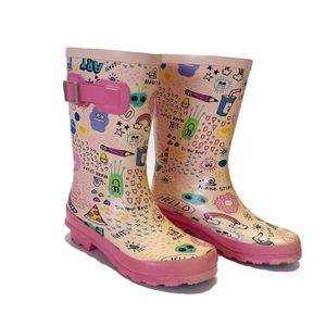 Rian Shoes Rubber Kids Waterproof Rain Boots