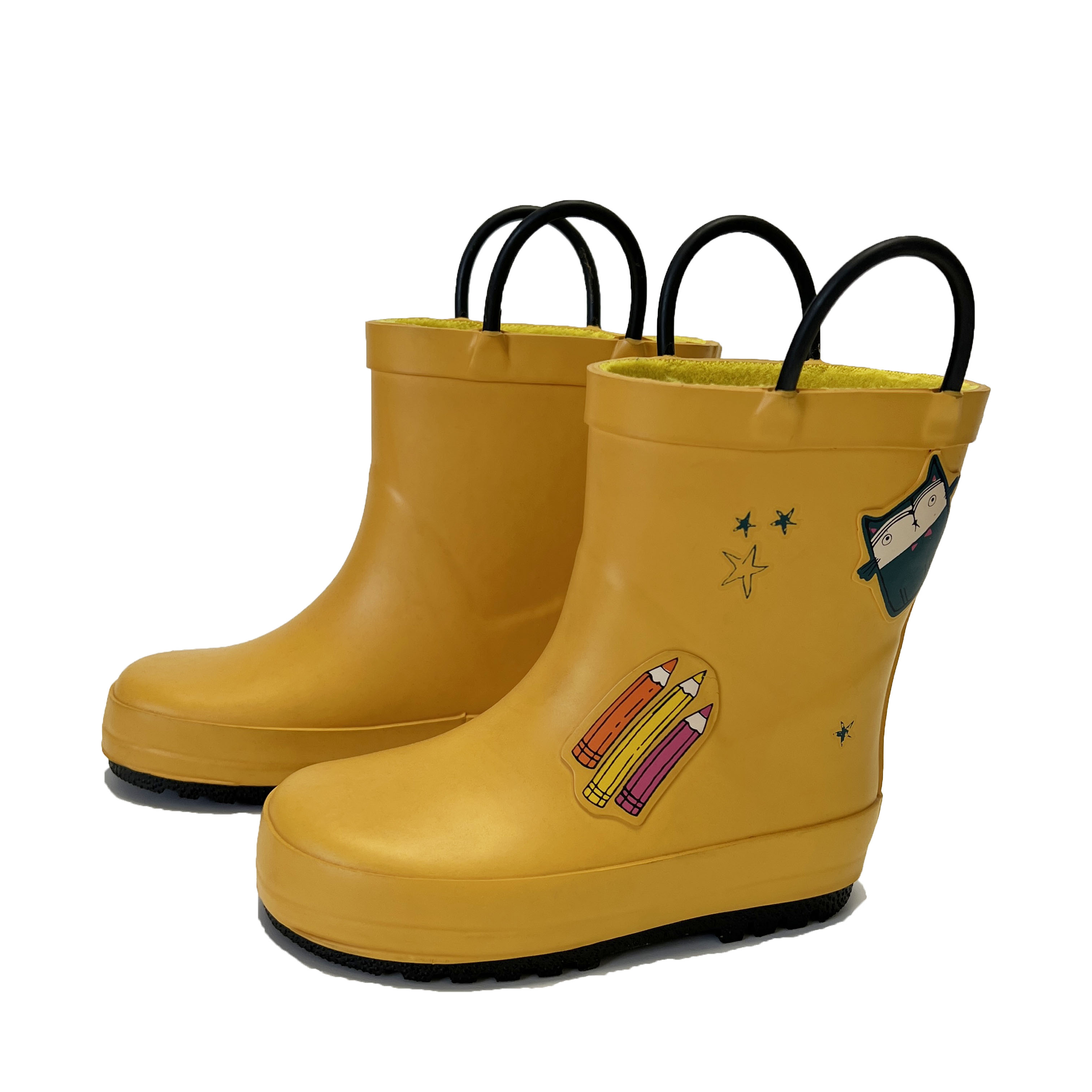 Children RUBBER Rain Shoes Waterproof Soft Rain Boots Gumboots