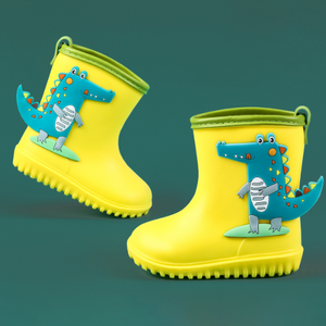 TPR Rain Boots for Kids Non-slip Rain shoes Children cute cartoon gumboots